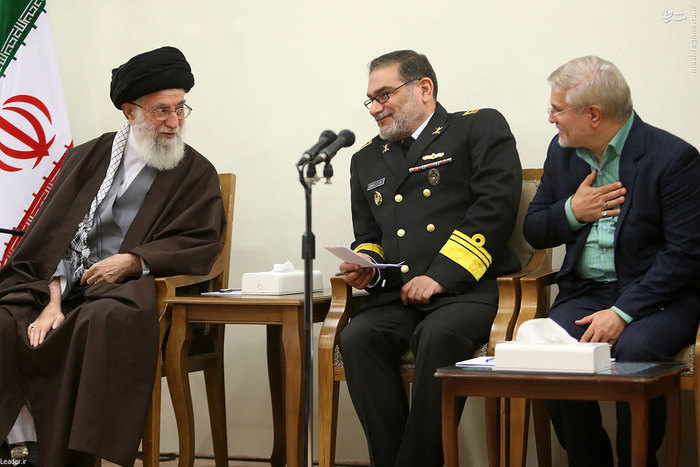  دیدار رهبر انقلاب و دبیر شورای‌عالی امنیت