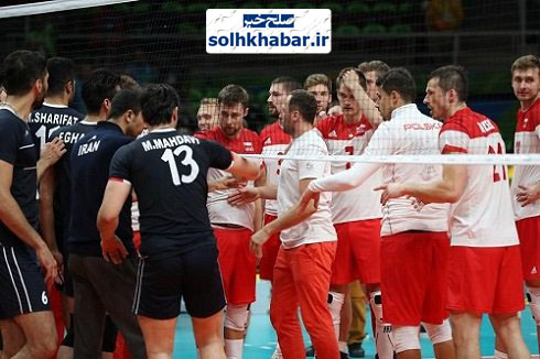 درگیری بازیکنان والیبال ایران و لهستان المپیک ریو 2016