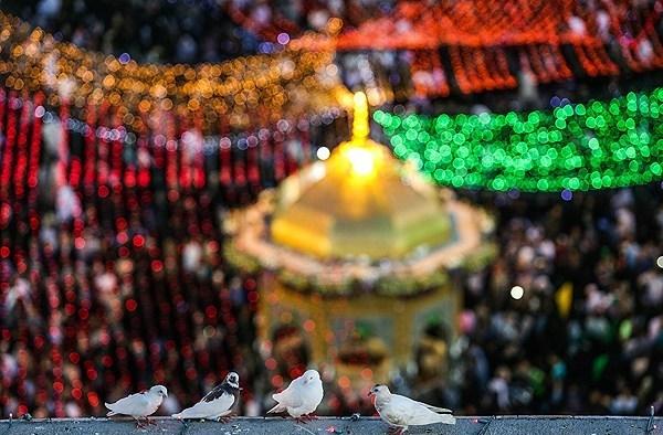 آئین نقاره نوازی سالروز میلاد امام رضا (ع) + تصاویر