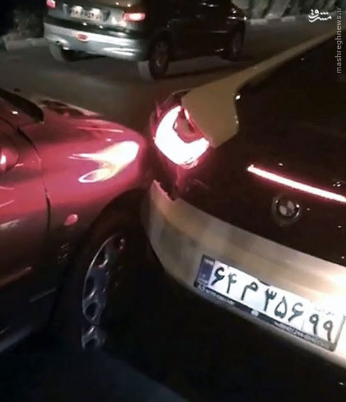 تصادف BMW دو میلیاردی در تهران
