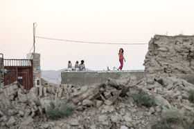 روستای زلزله‌زده‌ی لنگر در اطراف شهر بجنورد