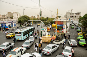 خیابان شوش و خیابان فرعی لرستانی که در روزهای تعطیل پاتوق معتادان است.