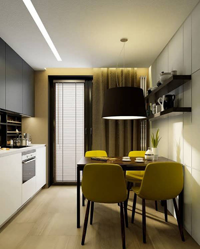 دکوراسیون آشپزخانه معمولی و ساده برای خانه های کوچک و بزرگ