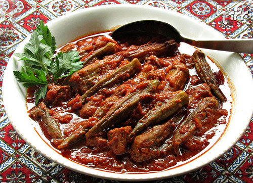 طرز تهیه خورش بامیه