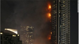 تلفات آتش سوزی در هتل آدرس دوبی؛ فعلا ۱۴ نفر مصدوم شدند