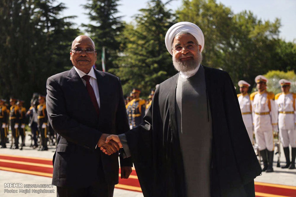 زوما: آماده گسترش مناسبات اقتصادی با ایران هستیم