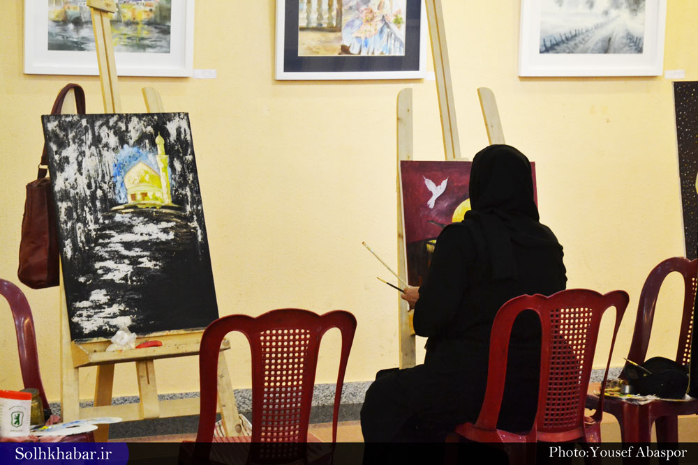 اولین مسابقه نقاشی مدافعان حرم با عنوان خان طومان حلب