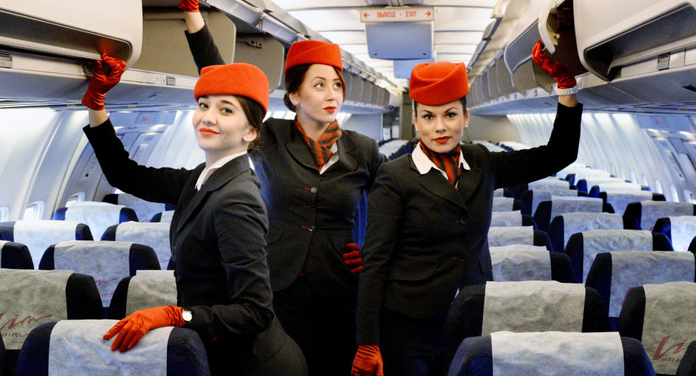جنجال و روسوایی زن مهماندار هواپیما