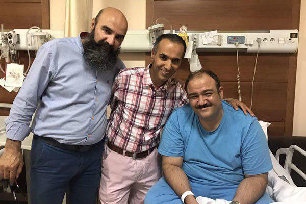 مهران غفوریان زیر تیغ جراحی پزشکان