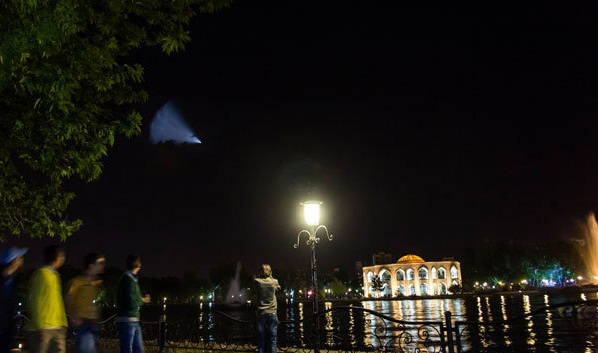 ردپای آزمایش موشک بالستیک روسیه در آسمان ارومیه