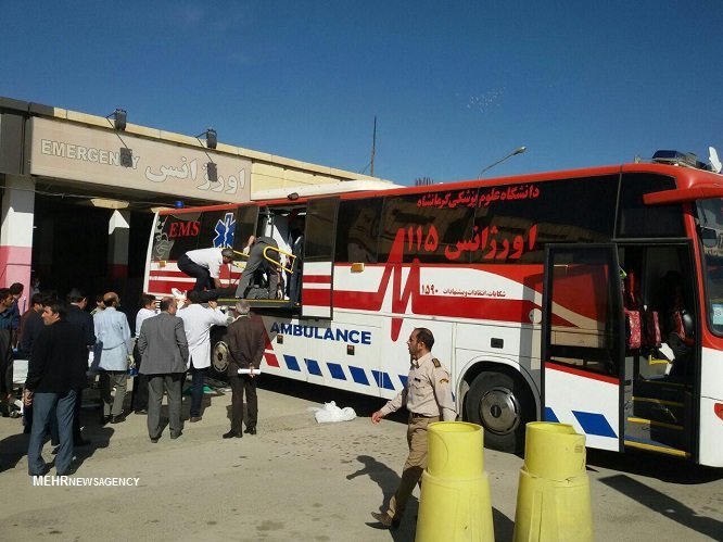 انتقال ۱۲۰ مصدوم حادثه زلزله به تهران