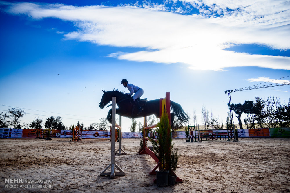 مسابقات کشوری سوارکاری پرش با اسب در البرز