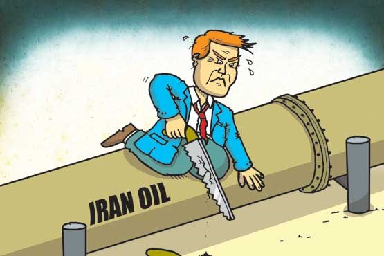 قطع واردات نفت ایران توسط آمریکا
