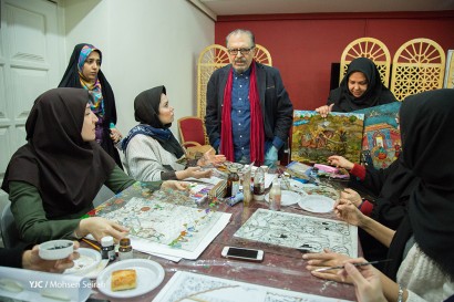 دوره نقاشی بر روی شیشه در موزه ملک
