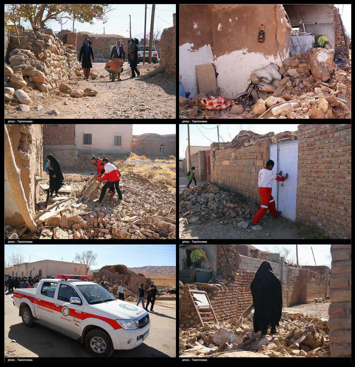 خسارات زلزله در استان کرمان/تصاویر