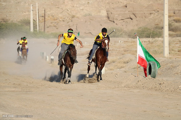 مسابقه کورس اسب دوانی قهرمانی شهرستان میناب