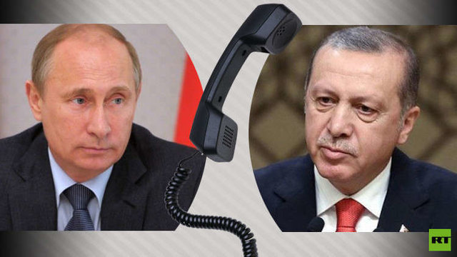گفت‌وگوی تلفنی اردوغان و پوتین درباره قدس و بحران سوریه
