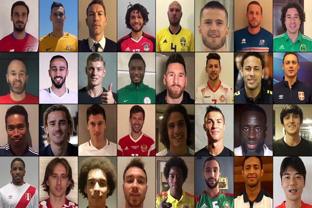 ویدئو / تبریک ۳۲ ستاره فوتبال به زبان‌های مختلف