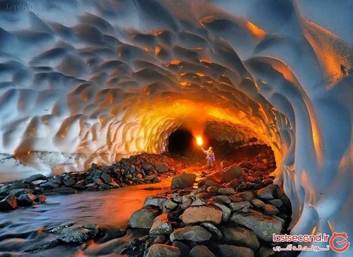 چما، غار یخبندان شیخ علیخان (+عکس)