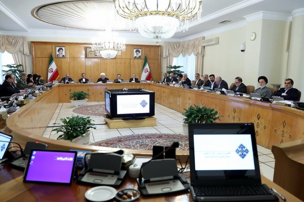 جلسه هیئت وزیران به ریاست روحانی برگزار شد