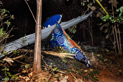 سقوط هواپیمای مسافری در کاستاریکا/تصاویر