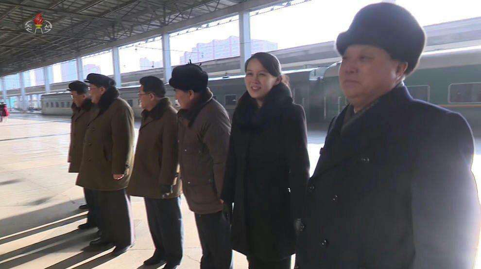 خواهر رهبر کره شمالی در هیات اعزامی به المپیک زمستانی/عکس
