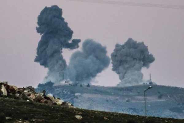 تشدید حملات زمینی و هوایی نظامیان ترکیه در «عفرین» سوریه