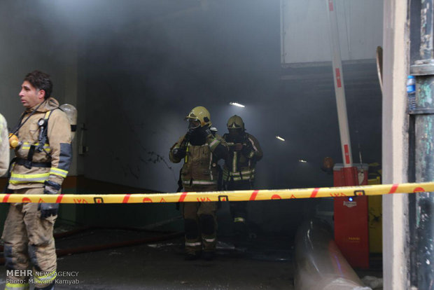 تخلیه ساختمان وزارت نیرو در پی آتش سوزی