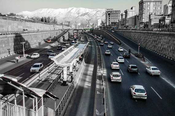 چشم انداز بزرگراه های تهران