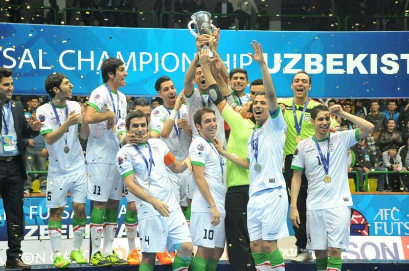 ایران برای دوازدهمین بار قهرمان فوتسال آسیا شد