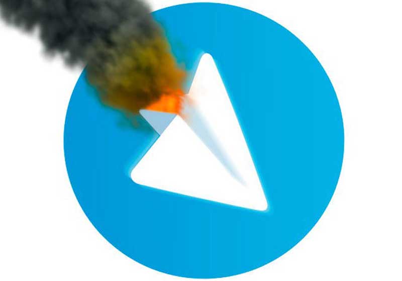هجوم برای بستن تلگرام