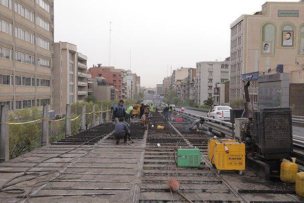آخرین وضعیت پروژه مرمت و مقاوم سازی پل کریمخان بررسی شد