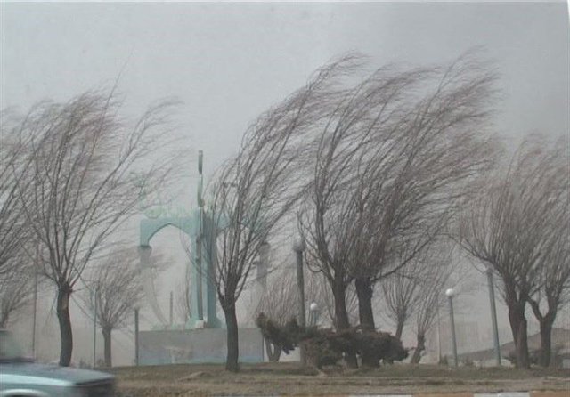 اخطاریه سازمان هواشناسی نسبت به وزش باد شدید در برخی مناطق کشور