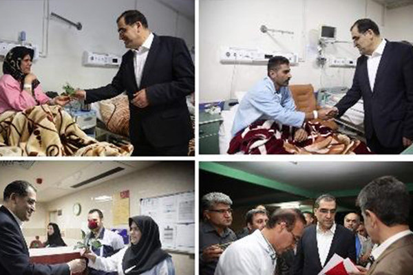 وزیر بهداشت از سه بیمارستان بزرگ تهران بازدید کرد