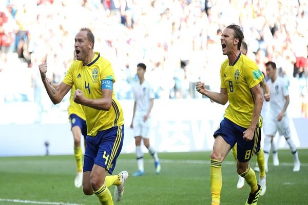پیروزی سوئد مقابل کره جنوبی با کمک تکنولوژی VAR