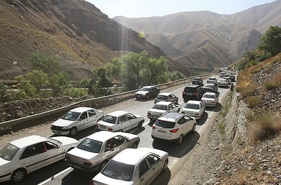 راهبندان در مسیرهای ورودی به تهران