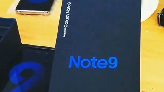 جعبه گشایی گلکسی نوت 9 (Galaxy Note 9)