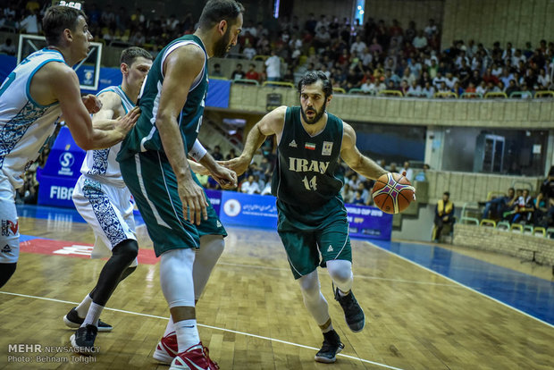 پیروزی تیم ملی بسکتبال مقابل قزاقستان