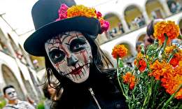 برگزاری «روز مردگان» در مسکو خبرساز شد (+عکس)