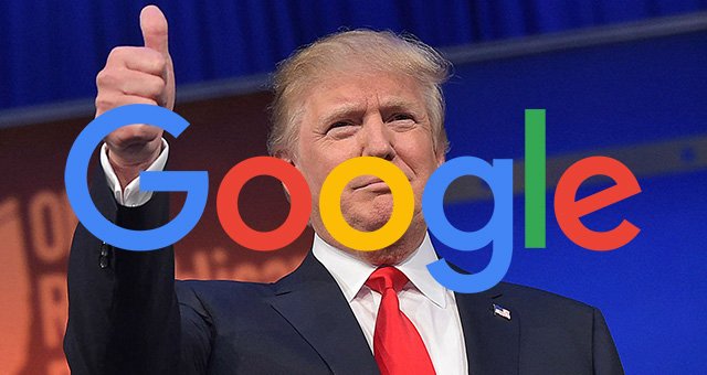ترامپ این بار با گوگل سرشاخ شد