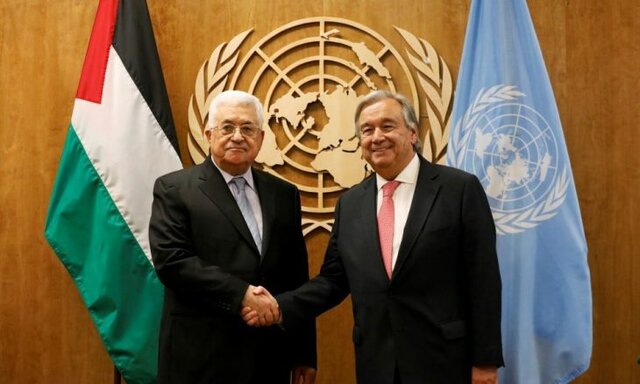 درخواست محمود عباس برای اجرای قطعنامه‌های سازمان ملل درباره فلسطین
