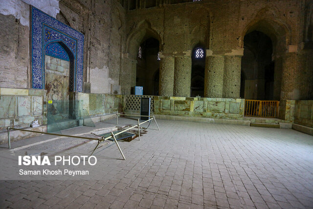 رخ‌نمایی مسجد و محراب زیر گنبد نظام الملک مسجد جامع اصفهان+فیلم