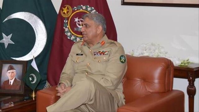 تأکید فرمانده کل ارتش پاکستان بر اهمیت برقراری صلح خبر در افغانستان