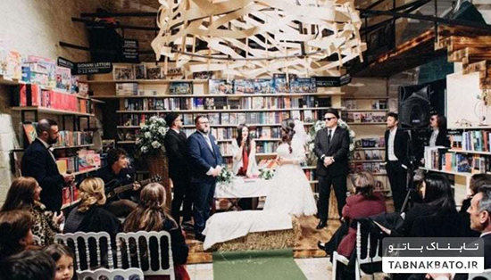 جشن ازدواج در کتابخانه، مد جدید در ایتالیا