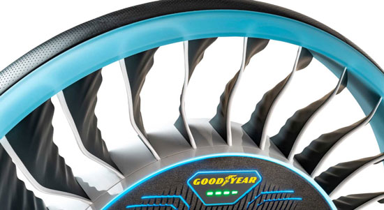 تایرهای جدید Goodyear نیازی به جاده ندارند!