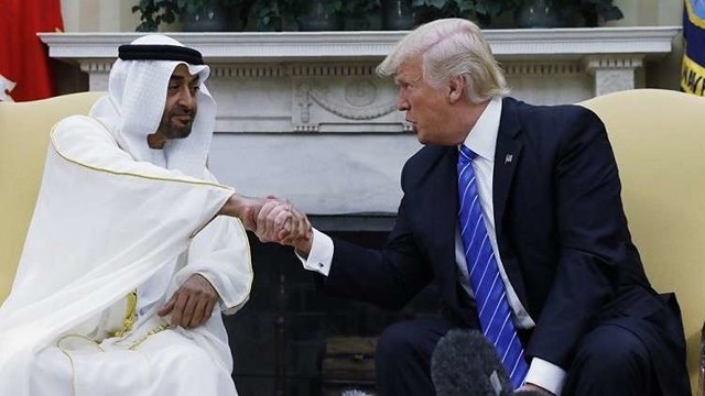 گفت‌وگوی تلفنی بن زاید و ترامپ درباره همکاری‌های دوجانبه