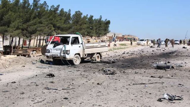 انفجار انتحاری، گشت‌زنی ائتلاف بین‌المللی را در منبج هدف قرار داد