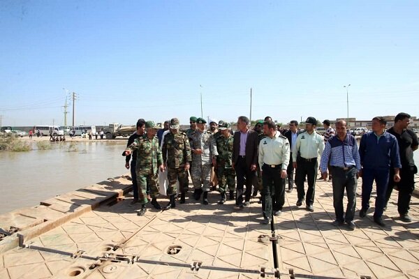 پل شناور نصب شده در کوت عبد الله، ارتباط زمینی ۱۵هزار نفر از اهالی منطقه را برقرار کرد