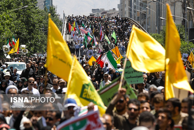 مراسم راهپیمایی روز جهانی قدس آغاز شد