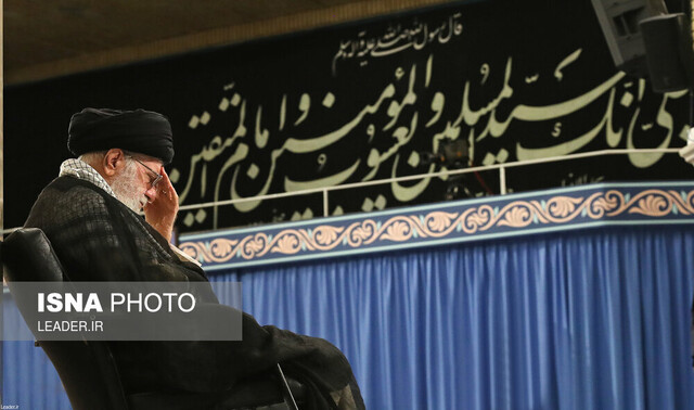 مراسم سوگواری شهادت امام علی(ع) با حضور مقام معظم رهبری